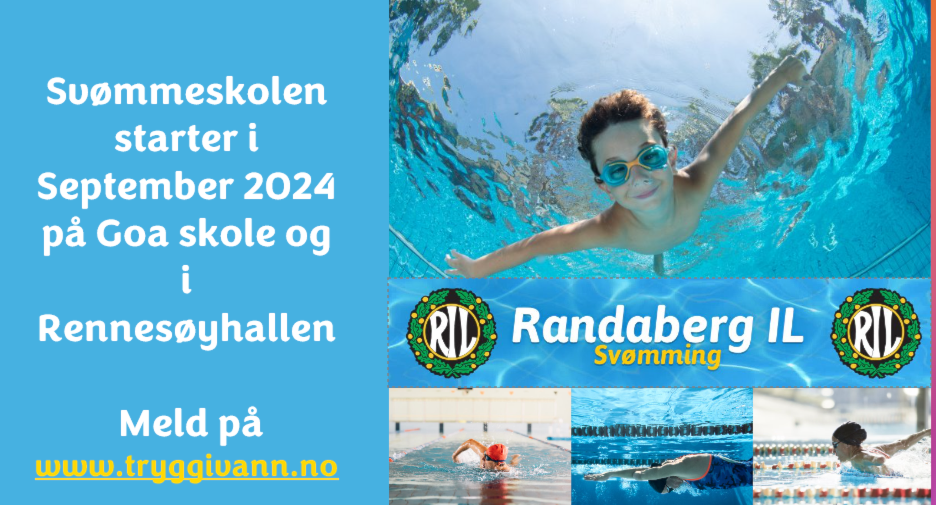 Svømmeskolen starter i september 2024 på Goa skole og i Rennesøyhallen
